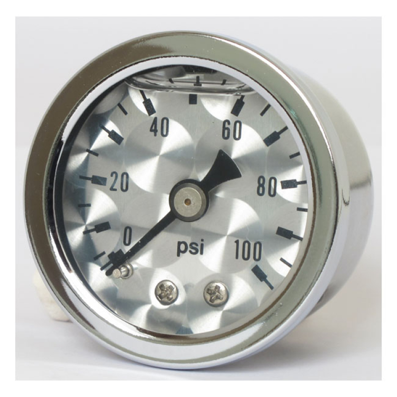 MARSHALL OIL PRESSURE GAUGE, 0-100 PSI. STAINLESS HOUSING ENGINE TURNE 900832