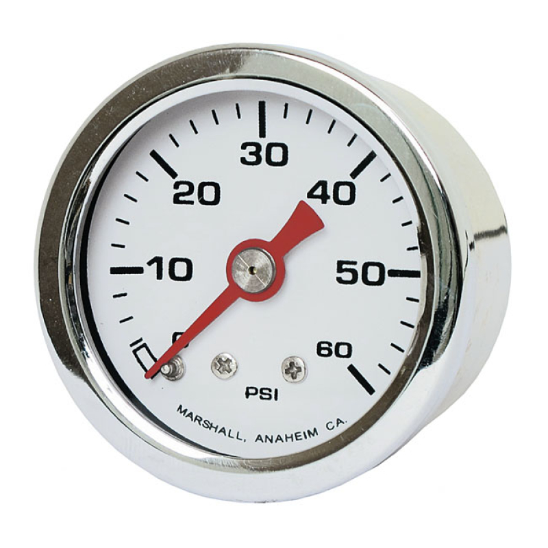 MARSHALL OIL PRESSURE GAUGE 0-60 PSI 900836