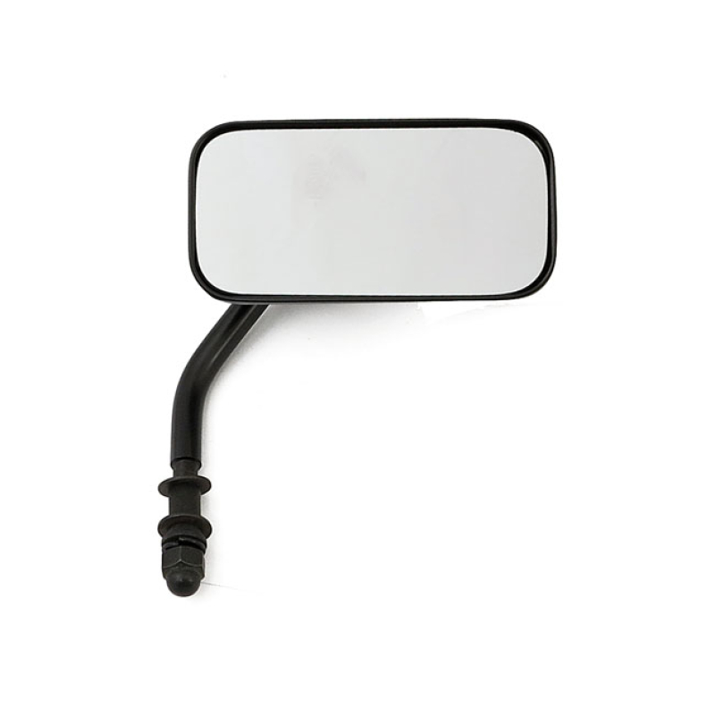 SMALL RECTANGULAR MIRROR. SHORT STEM, BLACKDIE-CAST ALUMINUM HEAD WIT 901169