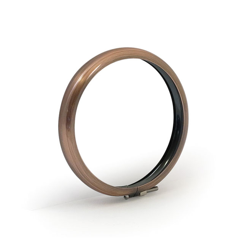 BATES STYLE HEADLAMP TRIM RING. 4-1/2". COPPER PLATED 901188