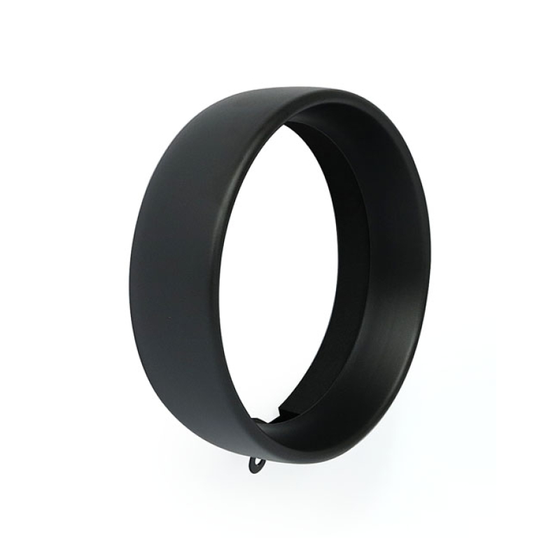 RECESSED TRIM RING. 5-3/4" HEADLAMP. BLACK OPTICALLY ELONGATES THE HEA 901196