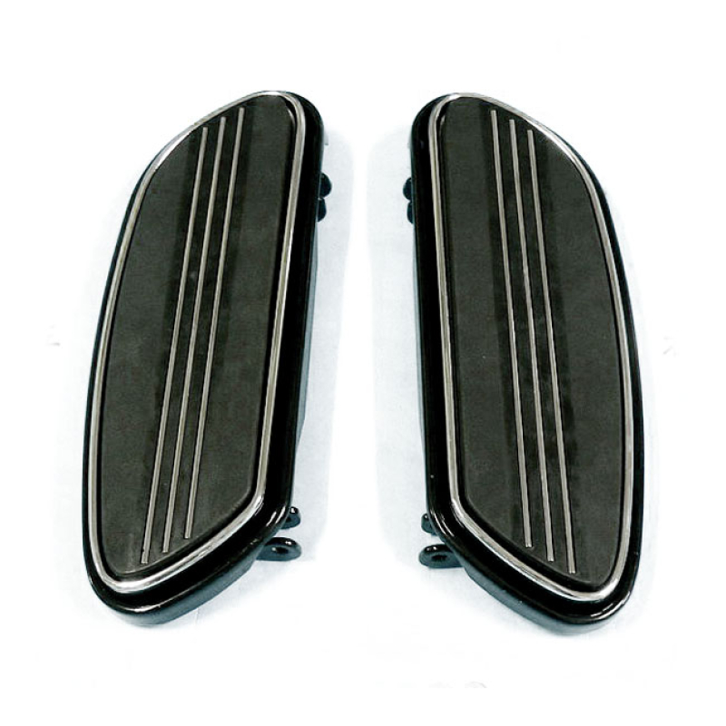 RUNWAY RIDER FLOORBOARDS, STD. LENGTH. BLACK BLACK. DESIGNED AFTER THE 901529
