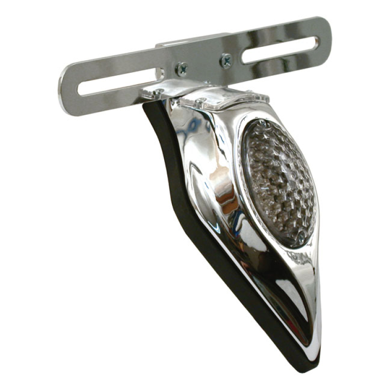 FRESNO LED TAILLIGHT. CHROME. CLEAR LENS 901909