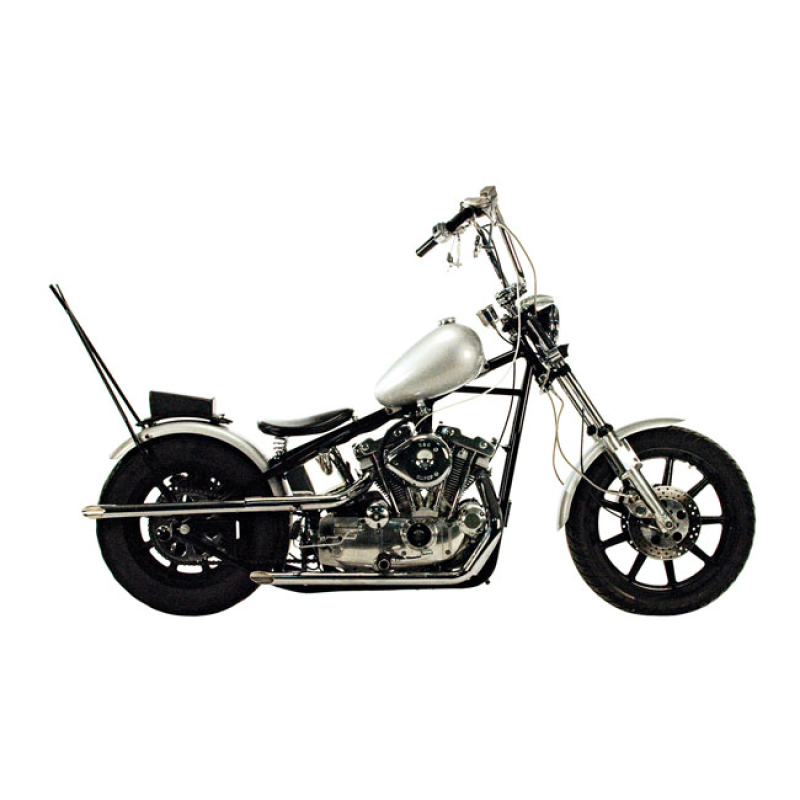 PAUGHCO, SHOTGUN DRAGS (40"). CHROME CHROME. 1 3/4" DIAMETER, SLASH CU 902300