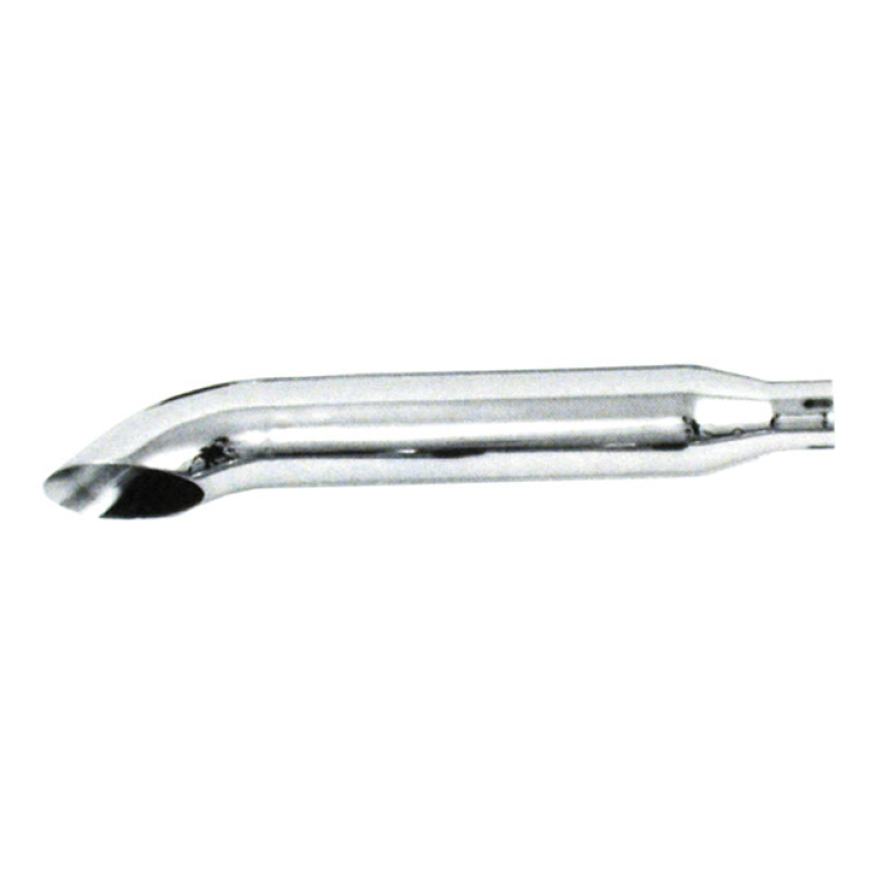 PAUGHCO, TURN OUT MUFFLER 22" LONG. CHROME 3" DIAMETER UNIVERSAL CRUIS 902549
