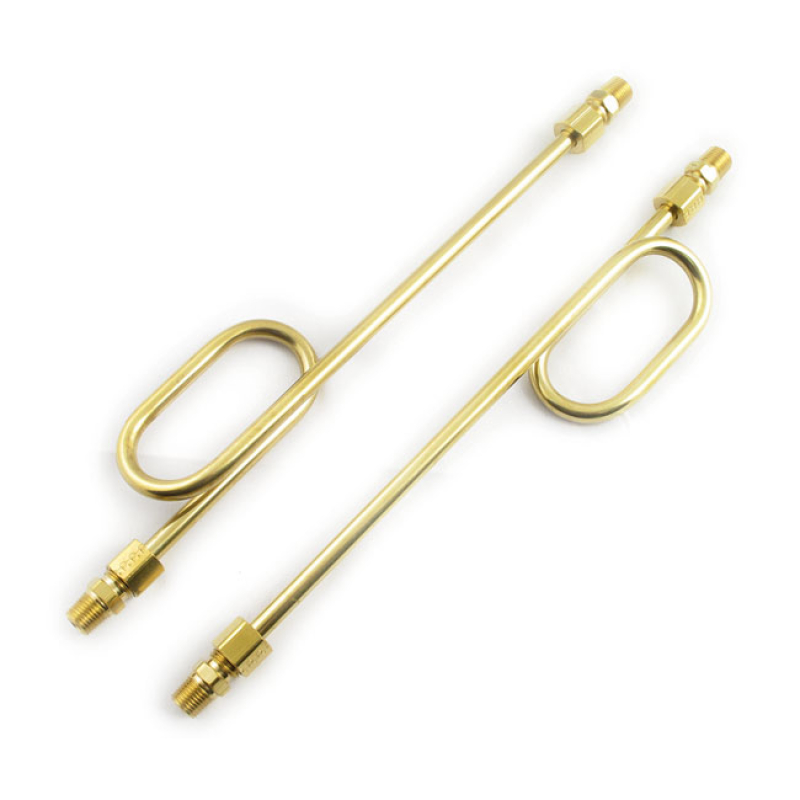 PAUGHCO, 'OLD STF' DUAL ROCKER BOX OIL LINES. BRASS WITH BRASS ROCKER 902774