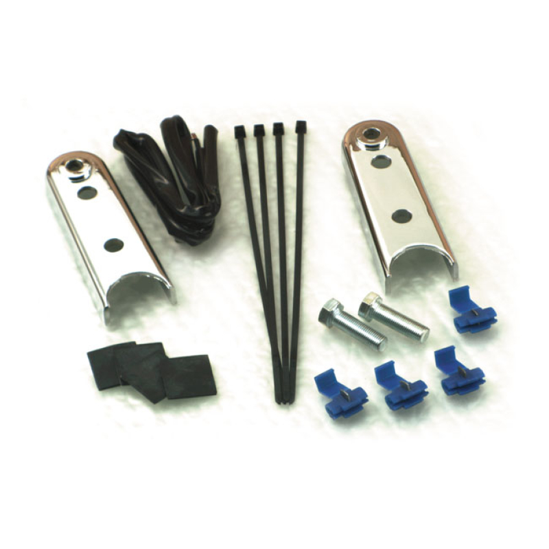 REAR TURN SIGNAL RELOCATION KIT. CHROME USED TO MOVE TURN SIGNALS FURT 903505