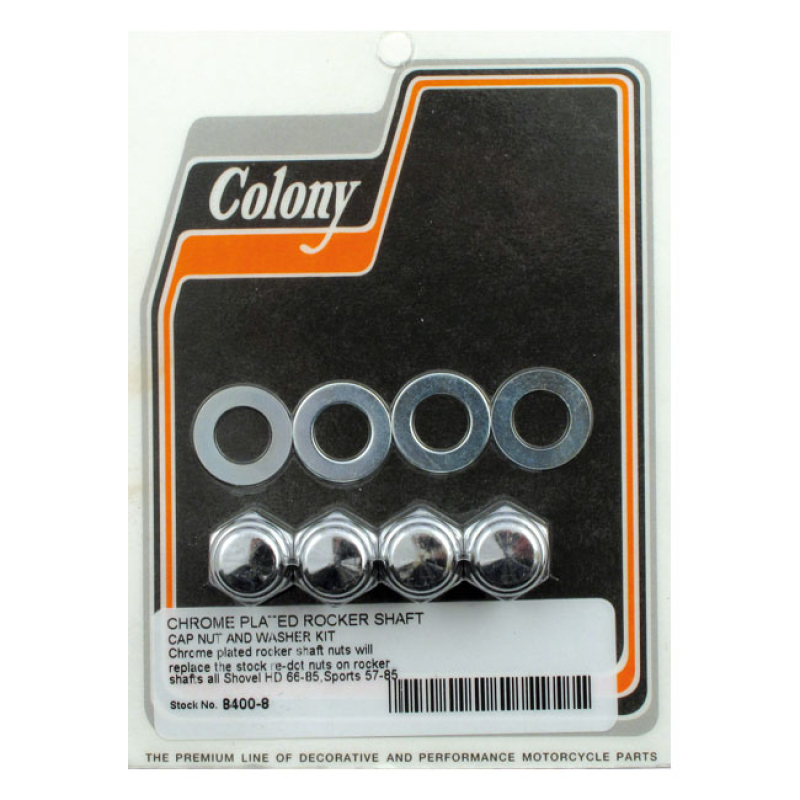 COLONY ROCKER SHAFT NUT KIT 903805