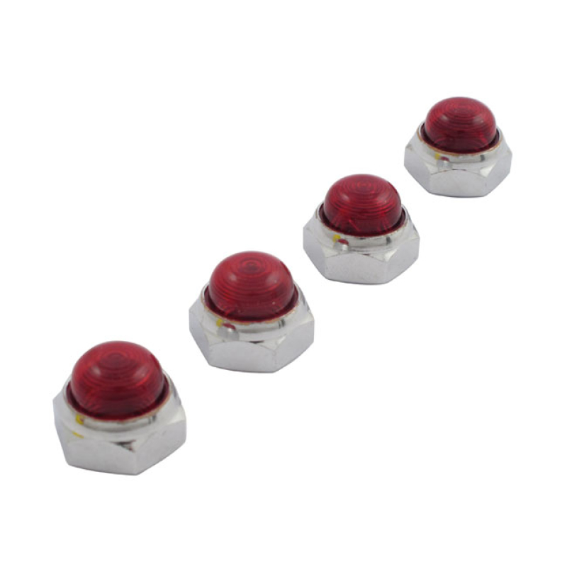 KEINUVIPUAKSELIN MUTTERIT - ROCKERARM NUT SET CHR/RED 903810