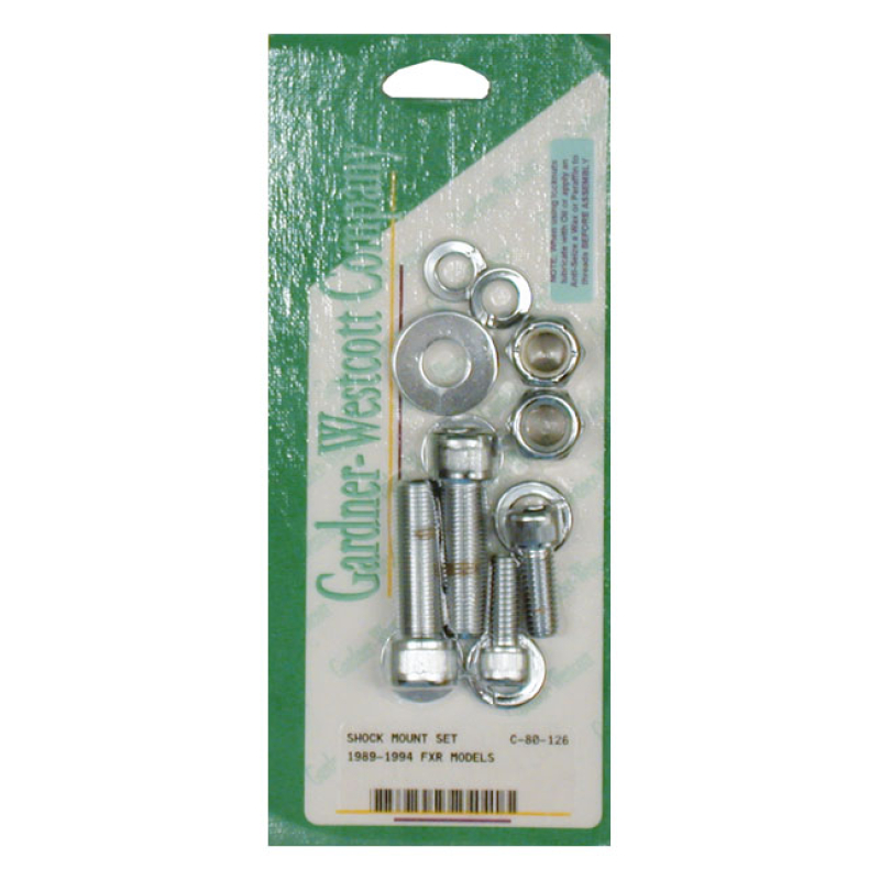 GARDNER-WESTCOTT, FXR SHOCK MOUNT KIT. ALLENHEAD CHROME PLATED ALLENHE 904083