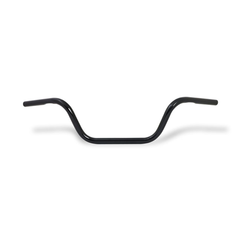 HANDLEBAR, CUSTOM BAR 1". GLOSS BLACK GLOSS BLACK FINISHED STEEL. DIMP 904139