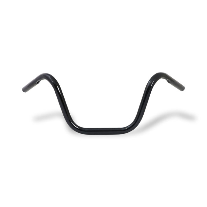 FXWG STYLE 1" HANDLEBAR. BLACK GLOSS BLACK FINISHED STEEL. DIMPLED. AP 904146