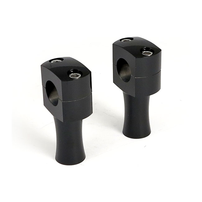3" DOMED RISERS BLACK, 1/2 X 13 THREADED 904368