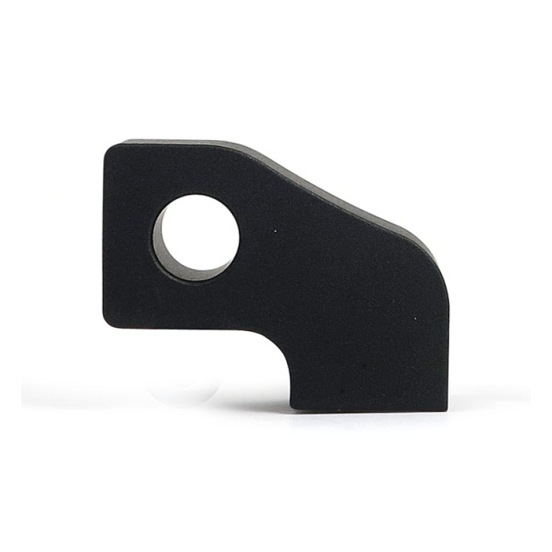 CUSTOM HEADLAMP MOUNT BLOCK. ANGLED. BLACK BLACK ALUMINUM.  3/8-16 THR 904469