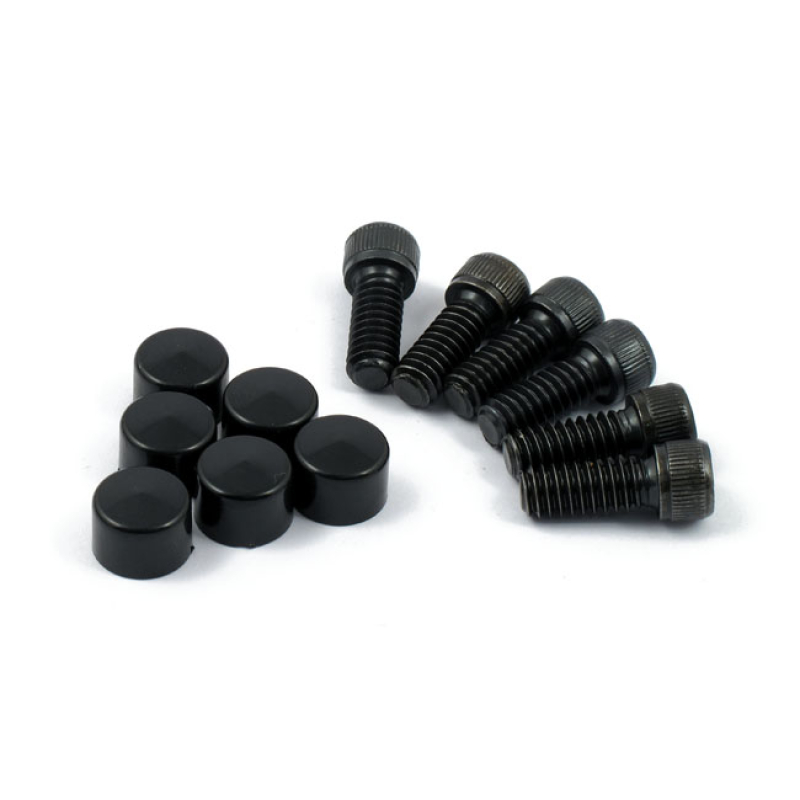 SMOOTHTOPPS, PUSH-ON BOLT & COVER KIT. BLACK FITS DERBY COVER (CLUTCH 905173