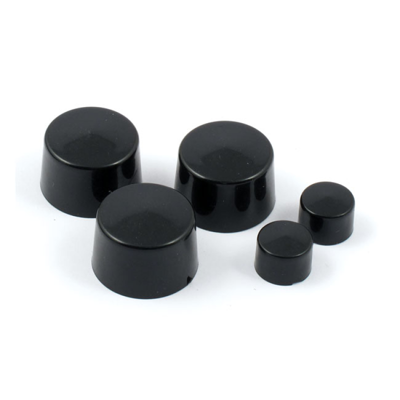 SMOOTHTOPPS, PUSH-ON BOLT COVER SET. BLACK 905178