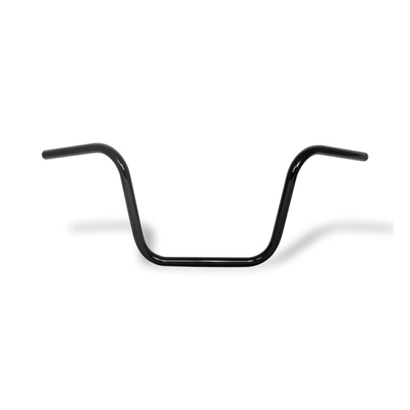 APEHANGER HANDLEBAR, 12" RISE, 1" BLACK BLACK FINISHED STEEL. NON-DIMP 905226