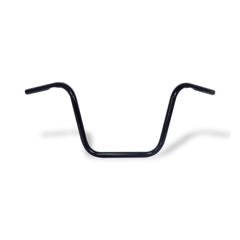 APEHANGER HANDLEBAR, 12" RISE, 1" BLACK BLACK FINISHED STEEL. DIMPLED. 905229