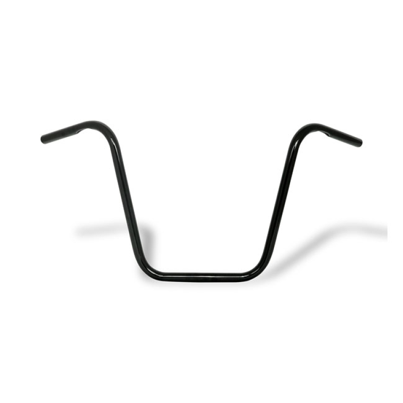 APEHANGER HANDLEBAR, 16" RISE, 1" BLACK BLACK FINISHED STEEL. DIMPLED. 905231