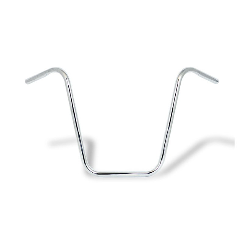 APEHANGER HANDLEBAR, 18" RISE, 1" CHROME CHROME PLATED STEEL. DIMPLED. 905319