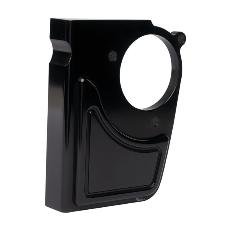 VITY'S DESIGN, THROTTLE SERVO COVER. BLACK GLOSS BLACK ANODIZED FINISH 906232