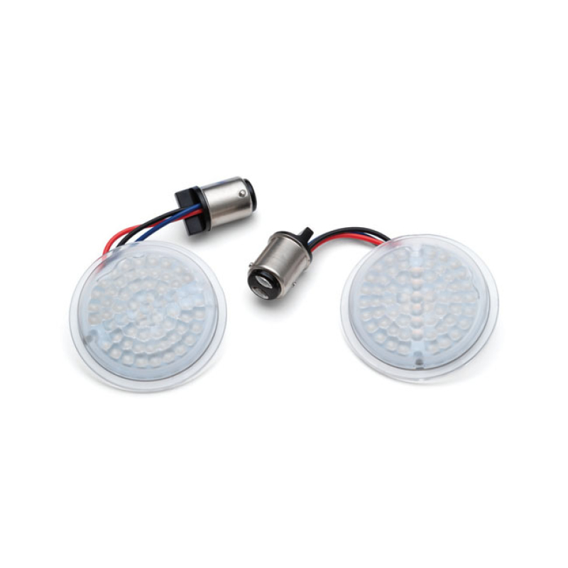 KURYAKYN, LUMINEZ LED FRONT TURN SIGNAL INSERTS, 1157 906411