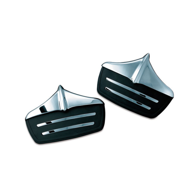 KURYAKYN, TRIKE MUD FLAPS. CHROME ADDS STYLE AND REDUCES ROAD SPRAY FO 906419