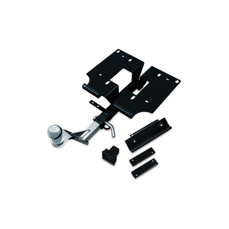 KURYAKYN, RECEIVER HITCH. BLACK BLACK POWDER COATED WITH A CHROME BALL 906422