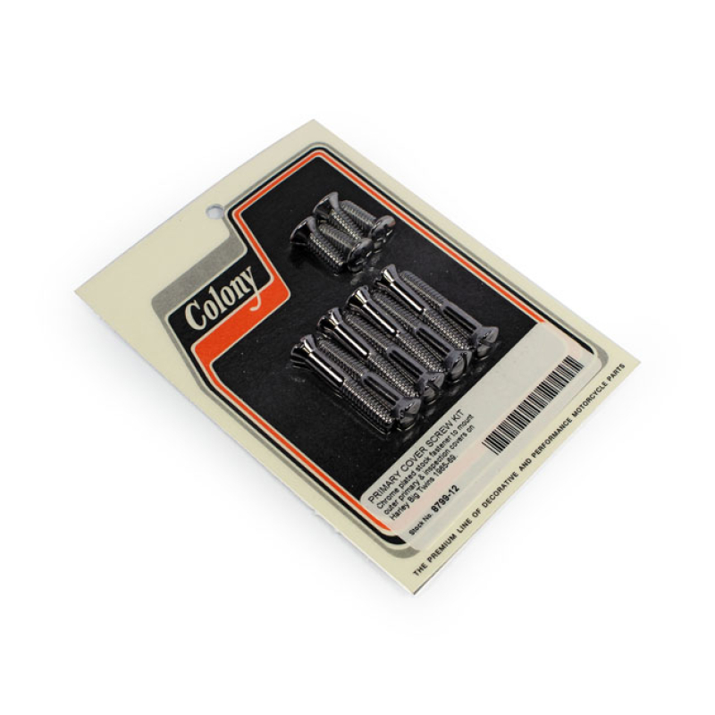 COLONY PRIMARY MOUNT KIT SLOTTED STYLE, CHROME FITS PRIMARY COVER, INS 906930