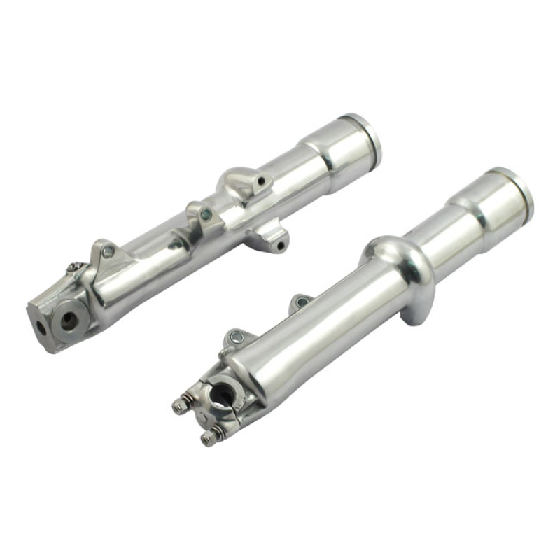 FXWG LOWER FORK LEGS, DUAL DISC. POLISHED POLISHED ALUMINUM FINISH. RE 908886