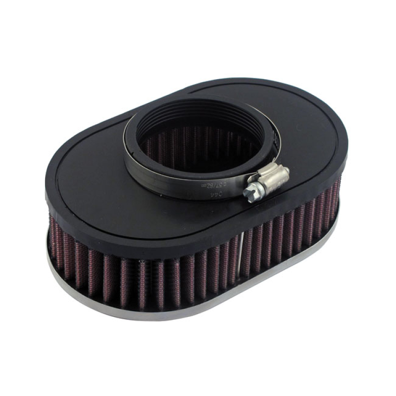 K&N, AIR CLEANER ASSEMBLY. OVAL. MIKUNI HSR CARBS 909631