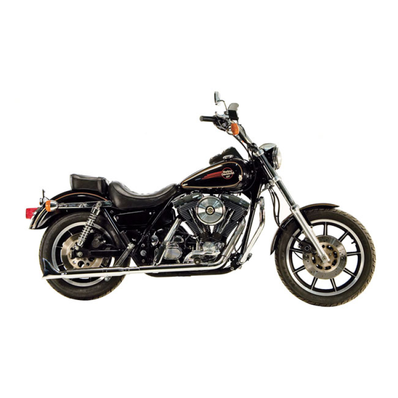 PAUGHCO, 2 INTO 1 HEAD PIPES. CHROME POPULAR CLASSIC CONVERSION. TAKES 909978