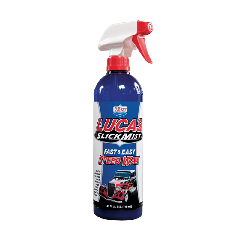 LUCAS, SLICK MIST. SPEED WAX 710CC HAND OPERATED SPRAY CAN. LUCAS OIL 910418