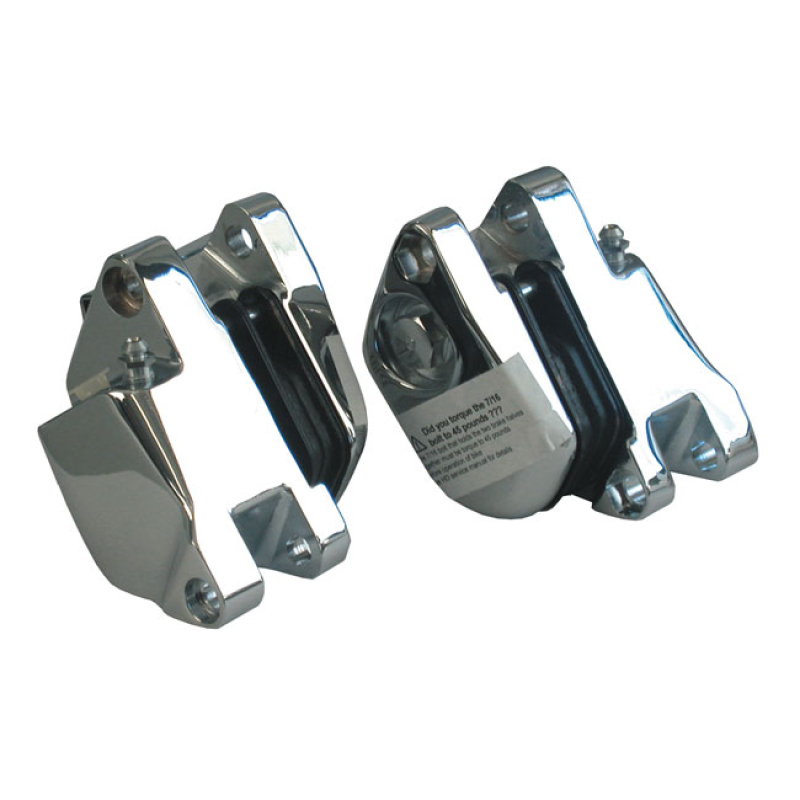 DUAL DISC CALIPER SET, CHROME 910820