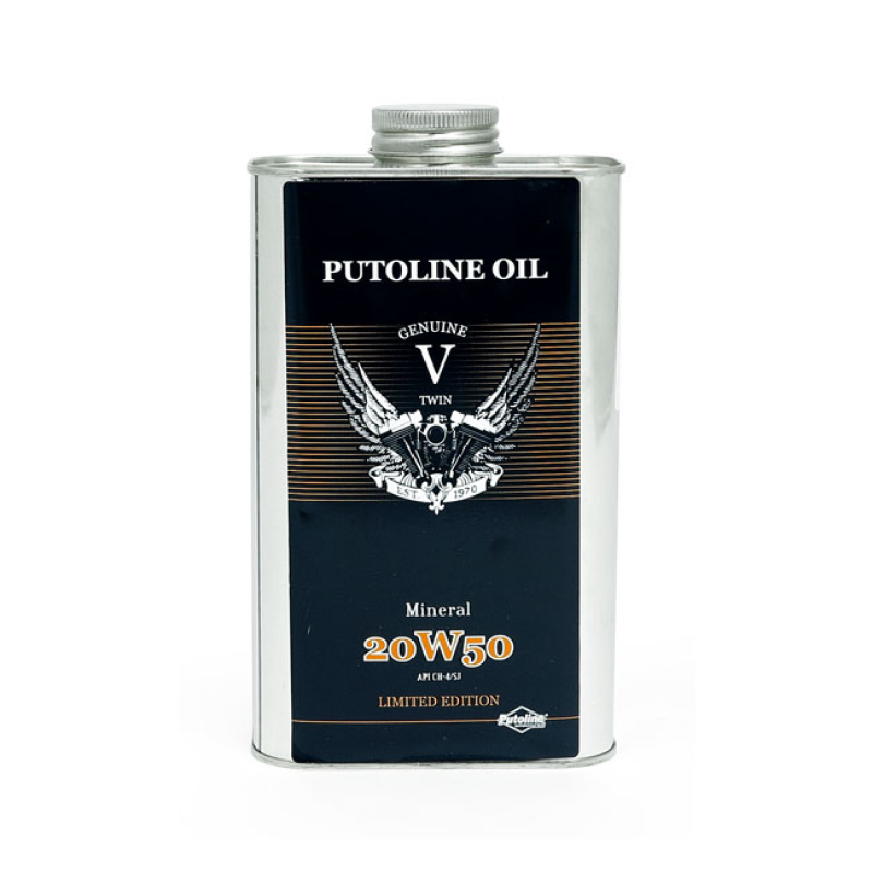 PUTOLINE, 20W50 MINERAL. 1 LITER MINERAL ENGINE OIL. SPECIALLY FORMULA 912407