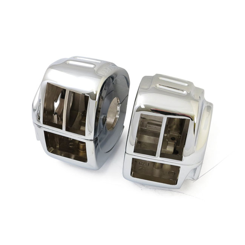 SLOTTED SWITCH HOUSING SET, CHROME 913440