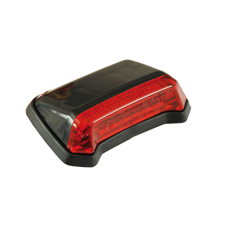 NITRO, MINI FENDER LED TAILLIGHT. BLACK. RED LENS - ECE APPROVED LENS 913663