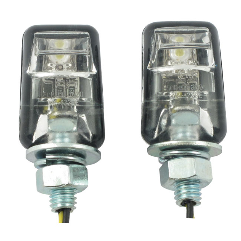 PICCO, LIGHTED LICENSE PLATE BOLT SET. BLACK WITH BLACK HOUSING. HOLLO 913688