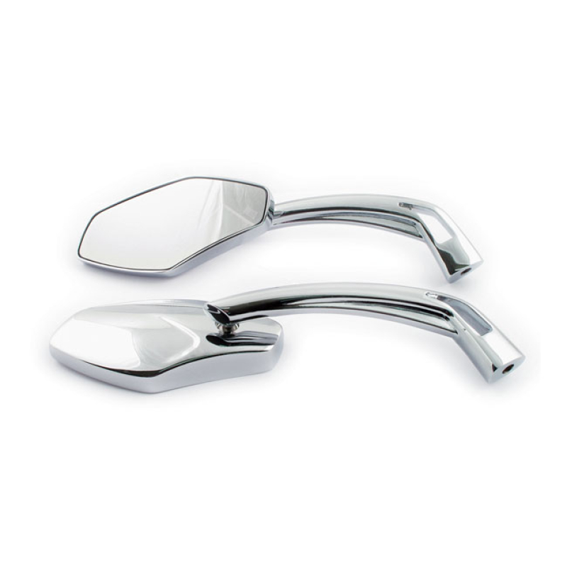 LUCA MIRROR SET, 10MM. CHROME, CLEAR GLASS 913895