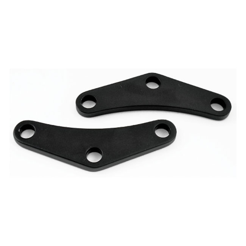 XL SPORTSTER TURN SIGNAL MOUNT BRACKETS. FRONT. BLACK - COMES IN SETS 914033