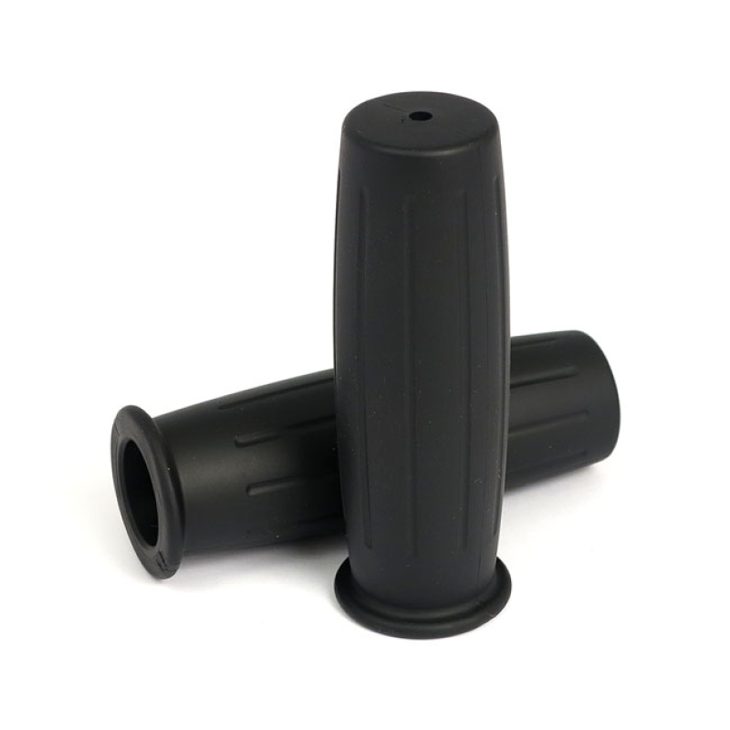 GRIPSTER, HANDLEBAR GRIP SET. BLACK WITH A SMALL FLANGE. RUBBER GRIPS 914156