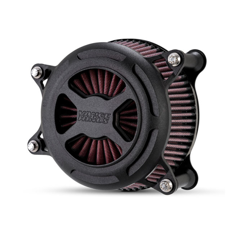 VANCE & HINES, VO2 X AIR CLEANER KIT. WRINKLE BLACK BLACK WRINKLE FINI 914320