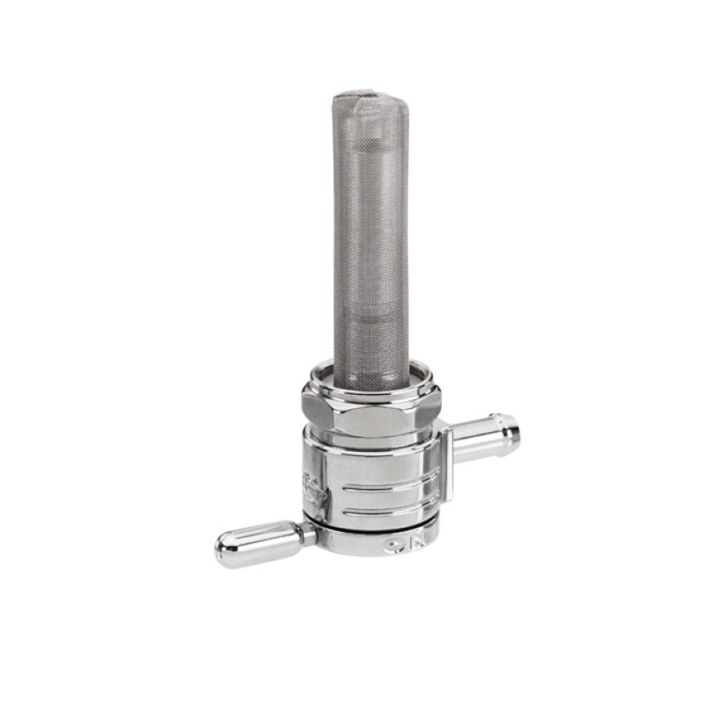 GOLAN, CLICK-SLICK PETOCK 22MM WITH NUT. CHROME STRAIGHT OUTLET.   CON 914587