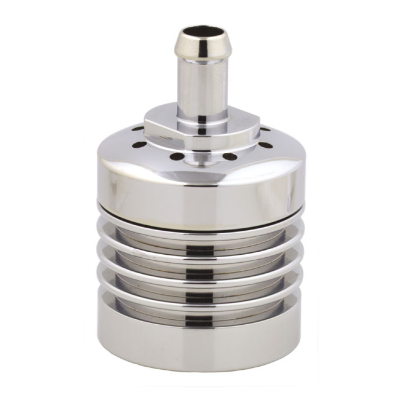 GOLAN TRANSMISSION BREATHER/OIL COLLECTOR, CHROME 914600