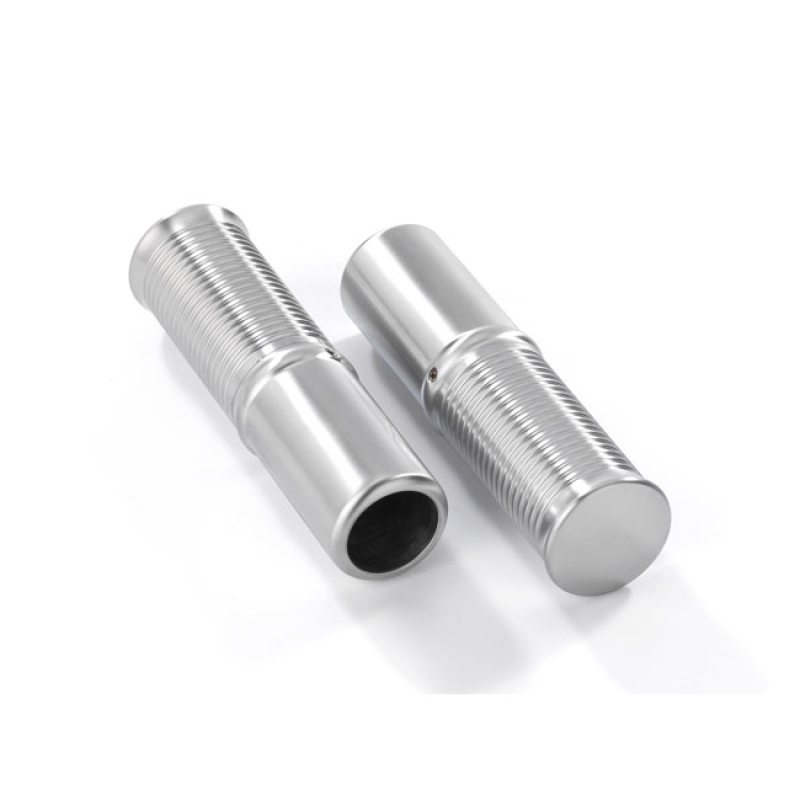 KUSTOM TECH, FL HANDLEBAR GRIP SET. INTERNAL THROTTLE, SATIN ALUMINUM 914952