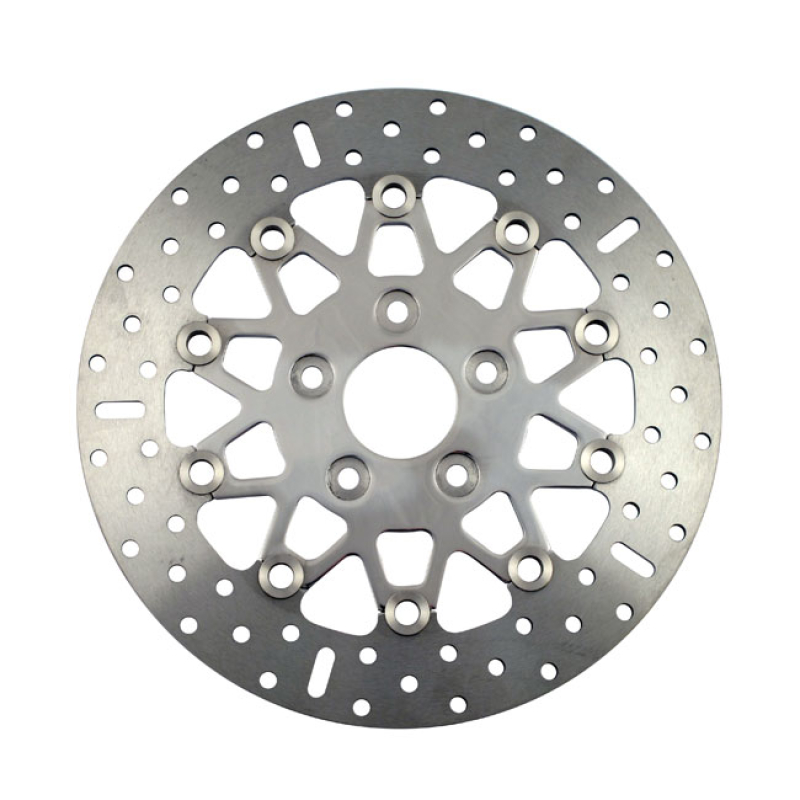 EBC POLISHED STAINLESS FLOATING ROTOR REAR. NARROW. POLISHED CENTER. A 915602