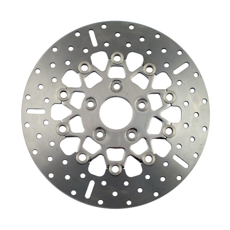 EBC POLISHED STAINLESS FLOATING ROTOR REAR. WIDE. POLISHED CENTER.  DI 915611