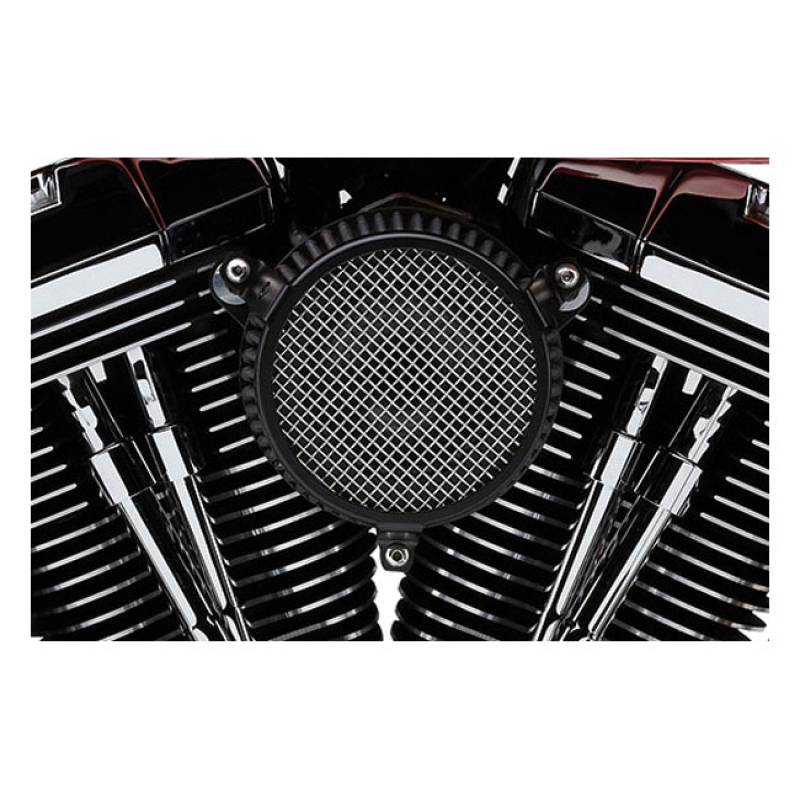 COBRA, NAKED AIR CLEANER KIT. PLAIN. BLACK BLACK POWDER COATED FINISH. 915956
