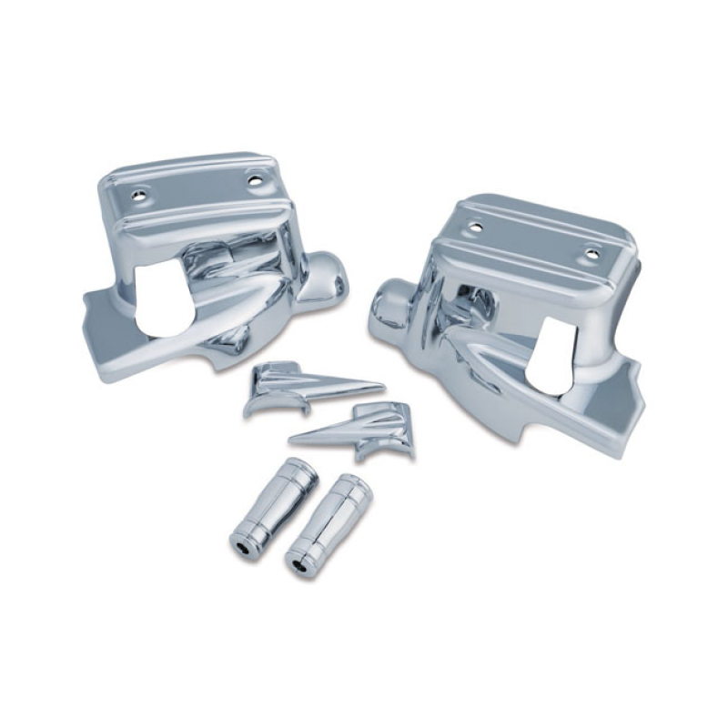 KURYAKYN, BRAKE & CLUTCH DRESS-UP KIT CHROME 917145