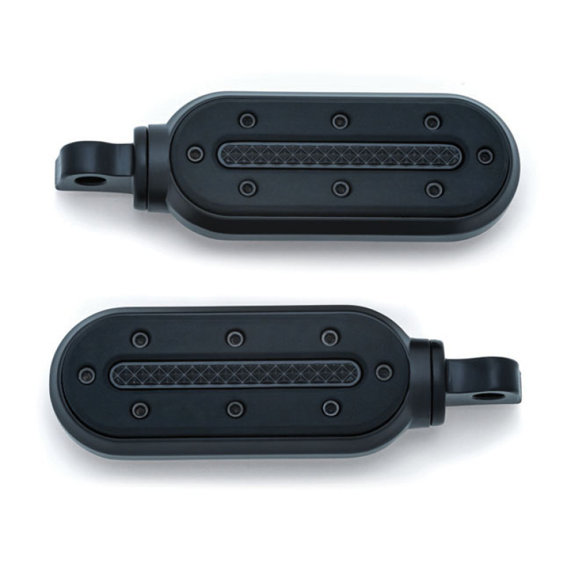 KURYAKYN, HEAVY INDUSTRY FOOT PEGS. SATIN BLACK A RUGGED APPEARANCE WI 917268